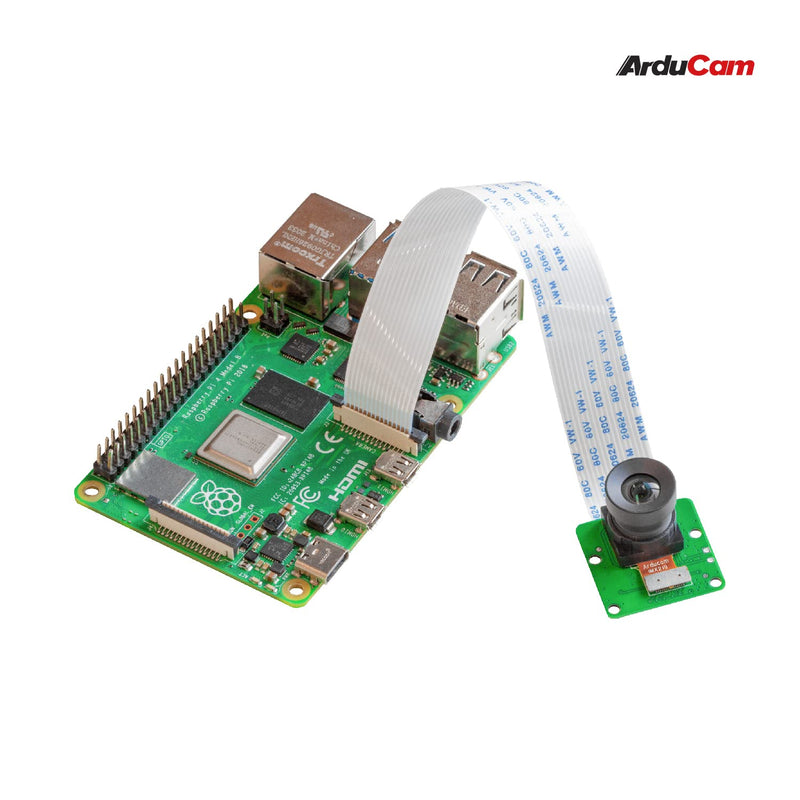  [AUSTRALIA] - Arducam 8MP IMX219 Camera Module for Raspberry Pi, with Low Distortion 105°(D) FOV M12 Lens, Compatible with Raspberry Pi 4 Model B, Pi 3/3B+, Pi Zero 2W and More IMX219 CAM with 105°(D) M12 Lens