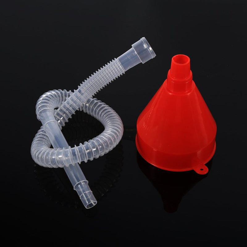  [AUSTRALIA] - Terisass Car Oil Funnel with Soft Flexible Pipe Filling Funnel Set Tube Spout Pour Tool for Vehicle Auto Engine Oil Petrol Diesel Gas Gasoline Fluid Liquid Fuel System Transfer