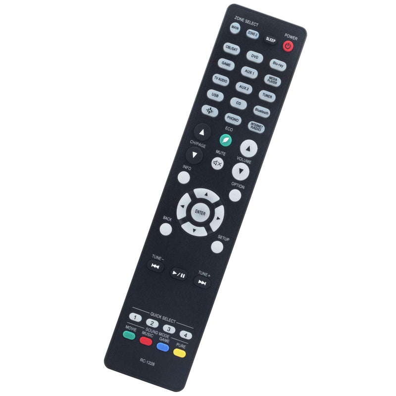 RC-1228 Replace Remote Applicable for Denon AV Receiver AVR-X2400H AVR-S730H AVR-S930H AVR-X3400H AVR-S950H AVR-S920W AVR-X2300W AVR-X1300W AVR-X3200W AVR-X2200W AVR-S910W AVR-X5200W AVR-X3300W - LeoForward Australia