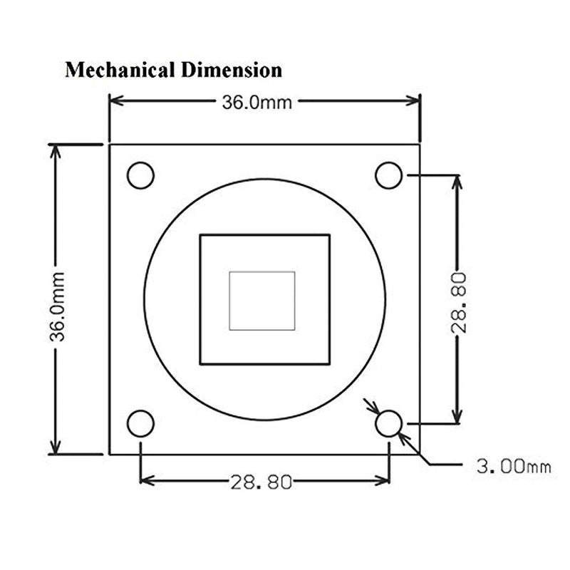  [AUSTRALIA] - Arducam for Raspberry Pi Camera, Interchangeable CS Mount Lens for Pi 4, 3, 3B+, 5MP OV5647 1080P CS Lens Camera for RPi