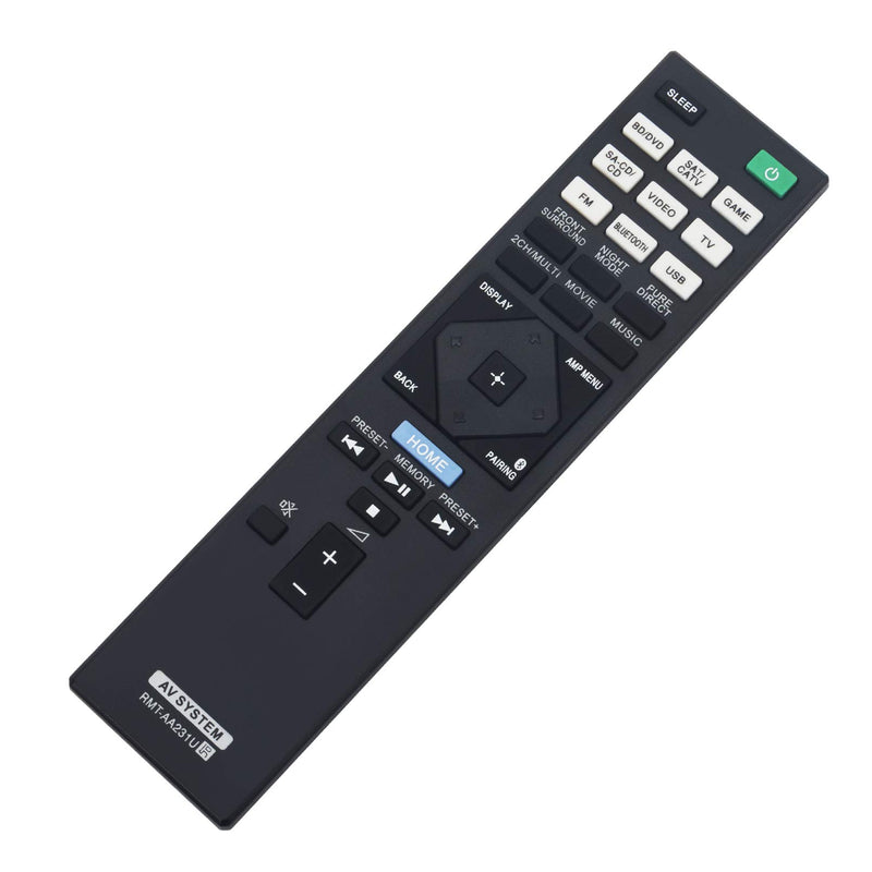 RMT-AA231U Remote Control Replacement - WINFLIKE RMTAA231U Replace Remote Control fit for Sony AV Receiver Home Theater System RMT AA231U STR-DH770 STRDH770 STR DH770 Remote Controller - LeoForward Australia