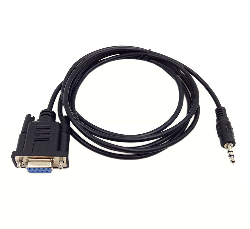 DB9 9 Pin Female to 3.5mm Male Plug Serial Cable RS232 to 1/8 inch Conversion Cable - 6FT/1.8M - LeoForward Australia