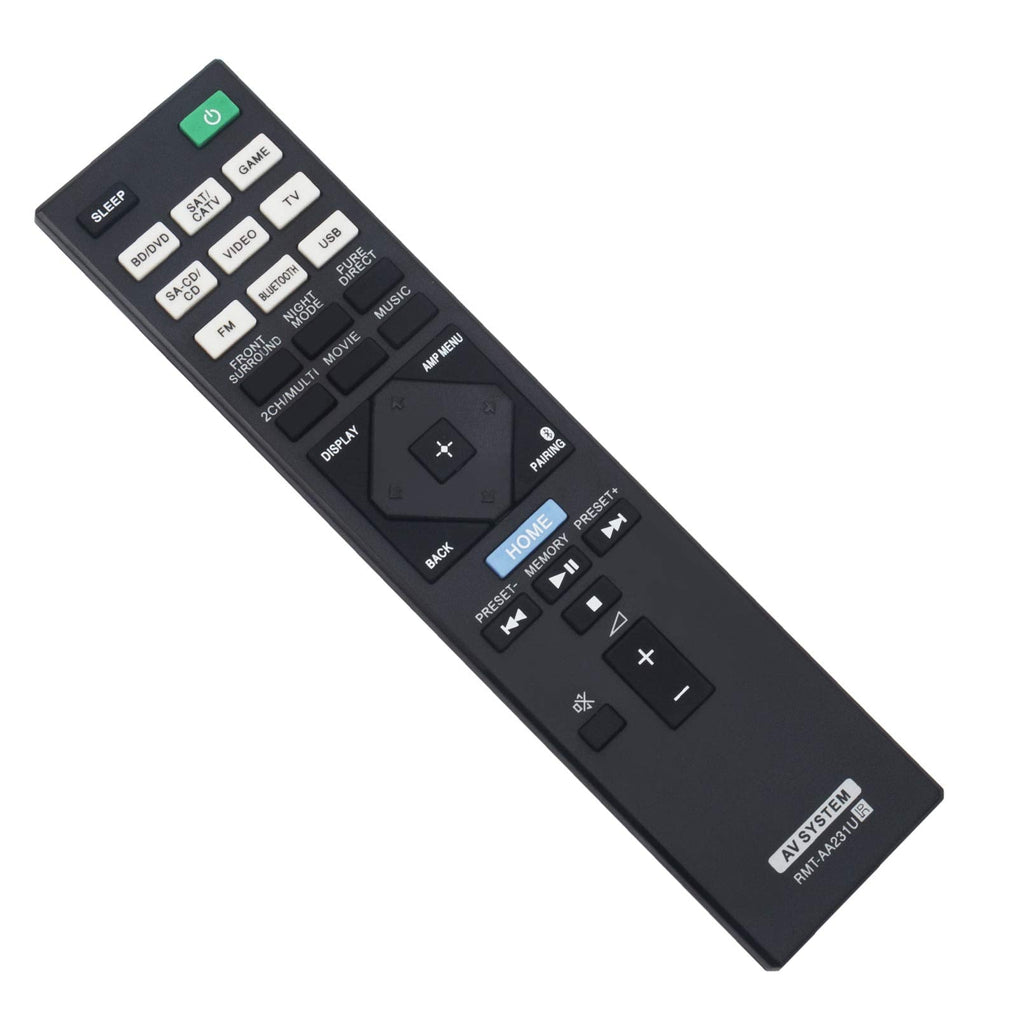  [AUSTRALIA] - RMT-AA231U Remote Control Replacement - WINFLIKE RMTAA231U Replace Remote Control fit for Sony AV Receiver Home Theater System RMT AA231U STR-DH770 STRDH770 STR DH770 Remote Controller