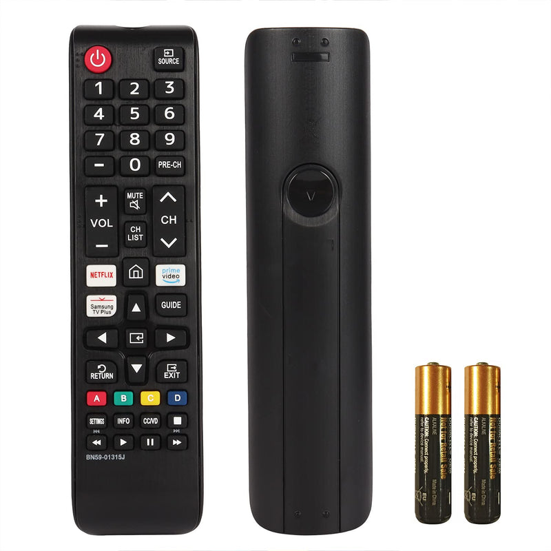  [AUSTRALIA] - BN59-01315J New Replaced Remote Control for Samsung Smart TV UN50TU7000F UN55TU7000F UN58TU7000F UN58TU700DF UN65TU7000F UN43TU7000F UN65TU700DF with Netflix PrimeVideo Keys (with Batteries)