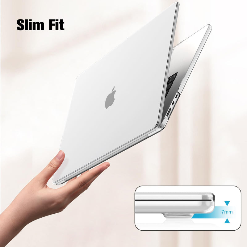 [AUSTRALIA] - Fintie Case Compatible with MacBook Air 15 Inch A2941 (2023 Release) - Protective Snap On Hard Shell Cover for MacBook Air 15.3" M2 Chip with Liquid Retina Display and Touch ID, Crystal Clear