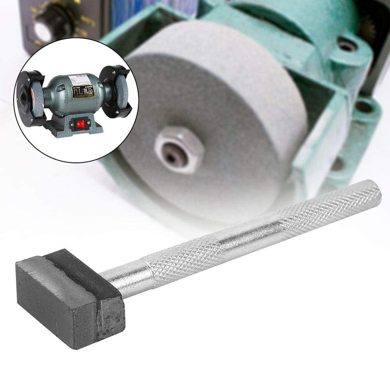  [AUSTRALIA] - Grinding wheel dresser, diamond grinding wheel stone dresser tool knurled design with flat diamond coated surface for dressing grinding deburring wheels grinding wheel