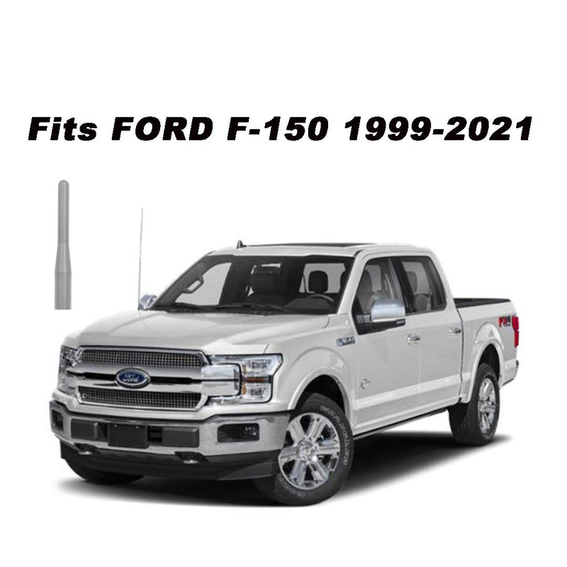  [AUSTRALIA] - Black 3.6 Inch AM FM Radio Short Antenna for Ford F-150 (1999-2023) Fits for Ford F150 F 150 SVT Raptor Pickups Trucks Car Wash Safe T6061 Solid Aluminum Truck Antenase, F150 Accessories