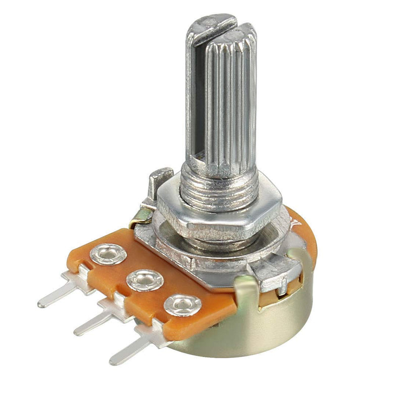  [AUSTRALIA] - HiLetgo 20pcs WH148 Single-Joint Potentiometer 10K B10K Variable Resistors 15mm Shaft 3Pins 10K Ohm Potentiometer