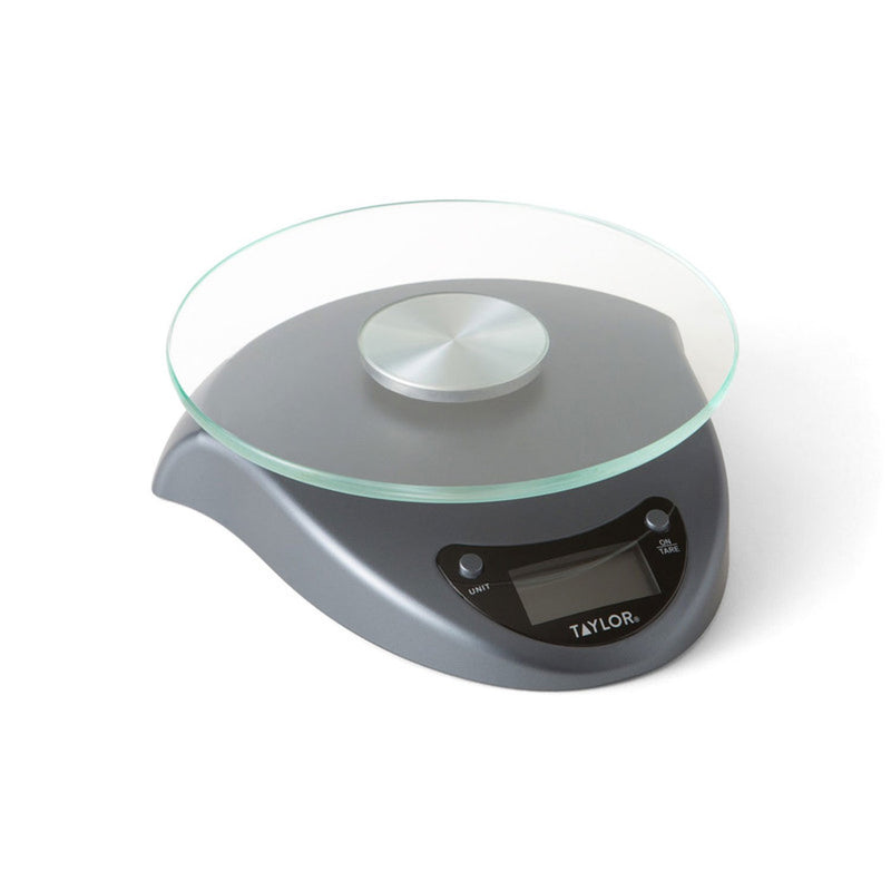Taylor Precision Products Digital Kitchen Scale, 6.6 Pound Capacity, Silver 3831S - LeoForward Australia