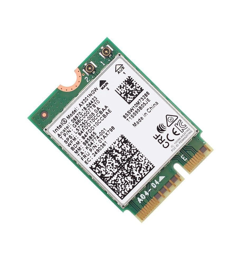 [AUSTRALIA] - HighZer0 Electronics AX201 802.11ax Bluetooth 5.2 M.2 CNVIo2 Wireless Network Card 2.4Gbps Intel AX201NGW WiFi No vPro