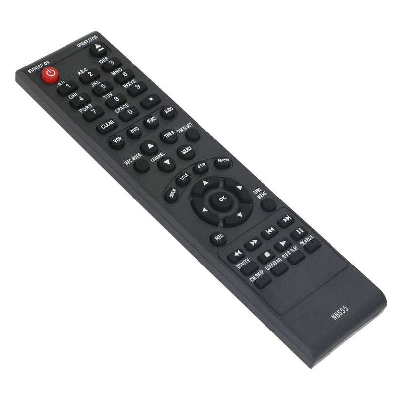  [AUSTRALIA] - NB555UD NB555 Replace Remote Control fit for Magnavox DVD DVDR VCR Combo Recorder ZV450MWB ZV450MW8 ZV450MW8A ZV420MW8 SV08R242