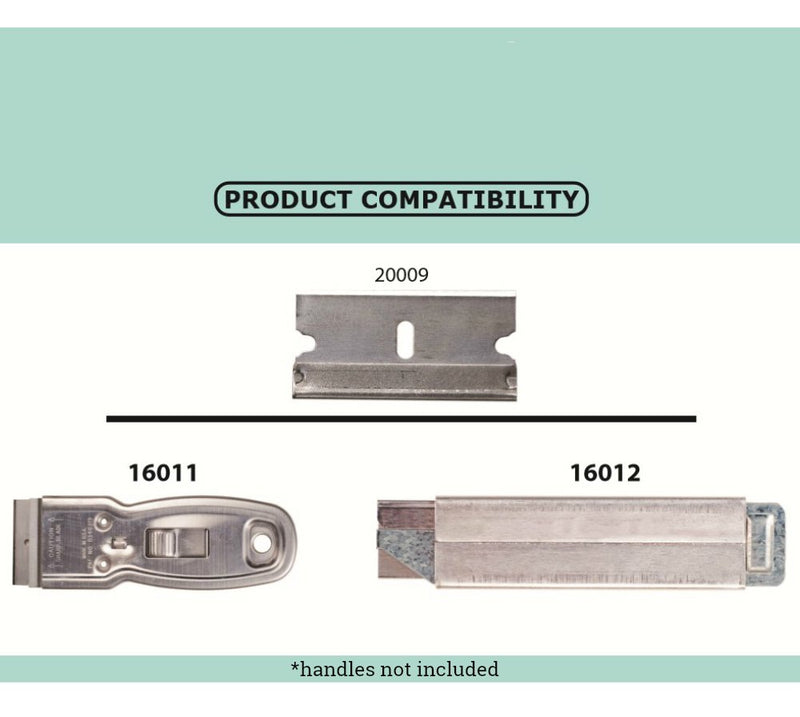 Replacement Razor Blades, 10 Pack, Excel Blades Single Edge Scraper Blades Basic pack, 10 pack - LeoForward Australia
