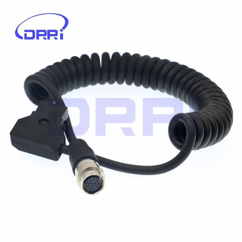  [AUSTRALIA] - DRRI Anton Bauer 12 Pin Hirose to D-Tap Power Cable for B4 2/3" Lens Fujinon Canon Dtap-12pin TTC