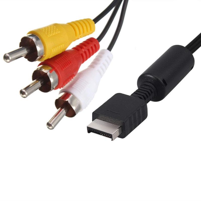 Suncala 6FT AV TV RCA Audio Video Cord Cable for Playstation PS1 PS2 PS3 (1Pack) - LeoForward Australia