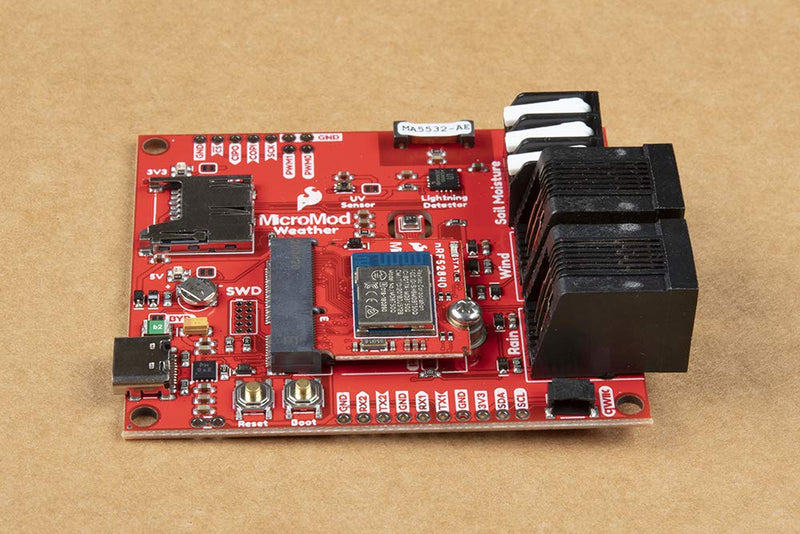  [AUSTRALIA] - SparkFun MicroMod nRF52840 Processor - Modular Interface Ecosystem That Connects nRF52840 microcontroller/Processor Board to Various/Carrier Board peripherals