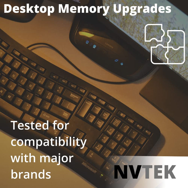  [AUSTRALIA] - NVTEK 8GB (2x4GB) DDR3-1600 PC3-12800 Non-ECC UDIMM Desktop PC Memory Upgrade