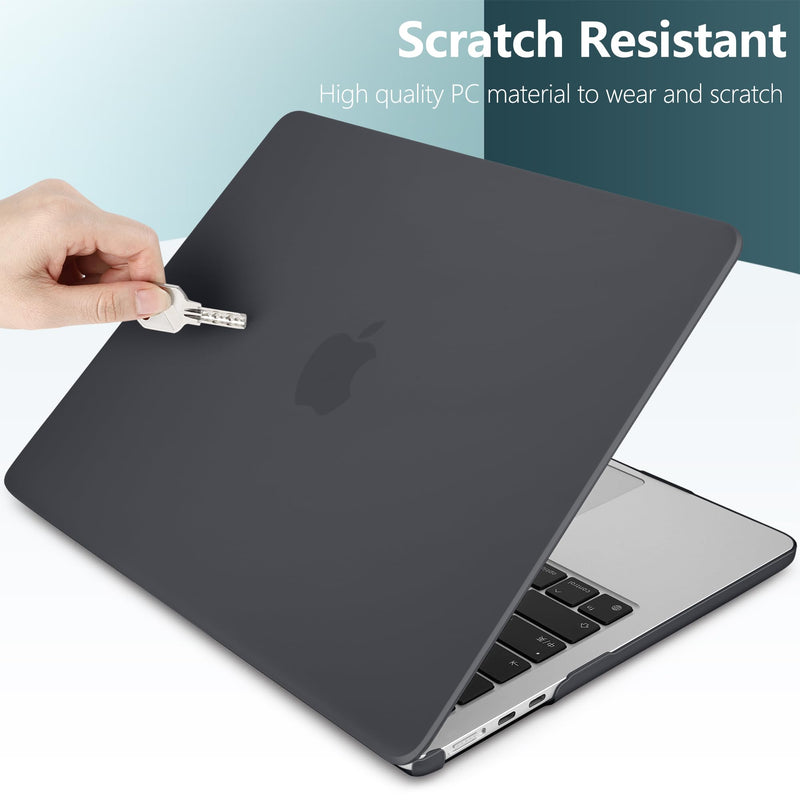  [AUSTRALIA] - DONGKE M2 MacBook Air 15 Inch Case 2023 A2941, Plastic Hard Shell with Keyboard Cover & Screen Protector for MacBook Air 15" with M2 Chip & Liquid Retina Display Touch ID - Matte Black