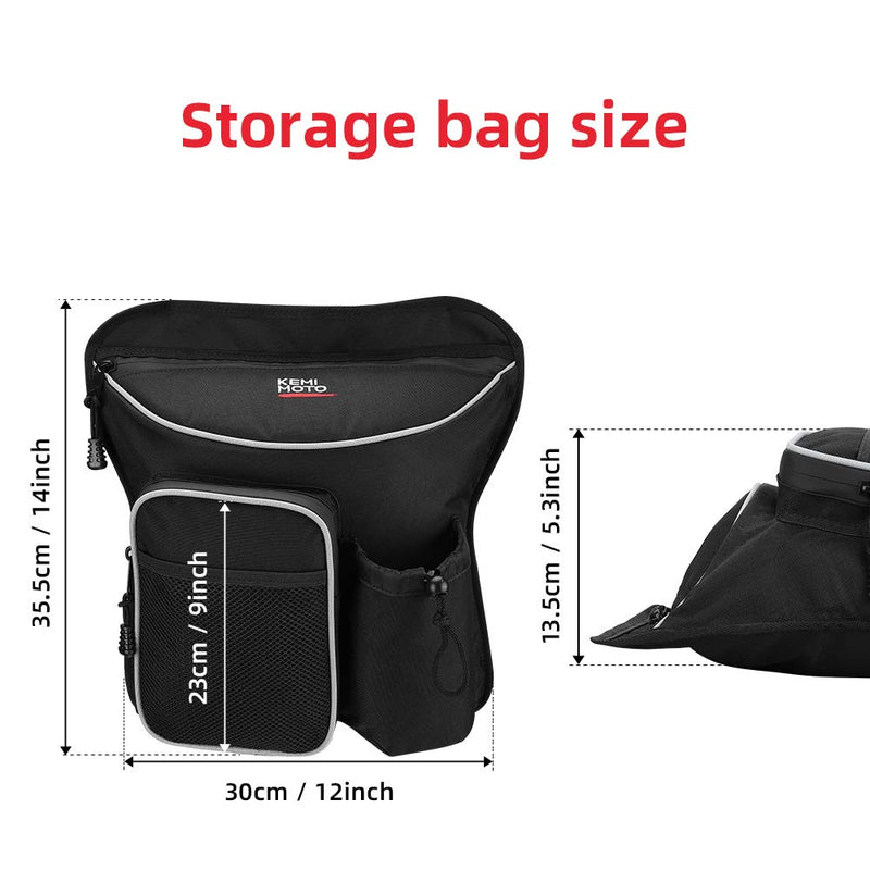  [AUSTRALIA] - UTV Storage Bag Compatible with Can am Commander 800 1000 MAX DS RS XC R DPS X XT XT-P Center Seat Shoulder Storage Bag Cab Pack