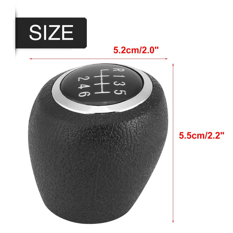  [AUSTRALIA] - Acouto 6 Speed Car Gear Shift Knob Head Manual Shifter Knob Head For Chevrolet Cruze 2008-2012(6 Speed)