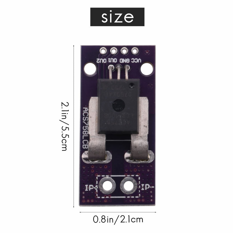  [AUSTRALIA] - ACS758 ACS758LCB-100B Current Module Hall Linear Hall PFF-T Current Detection, 3-5V