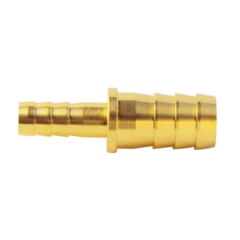  [AUSTRALIA] - Metaland Brass Hose Barb Reducer, 1/4" to 3/16" Hose ID, Reducing Barbed Hose Splicer Mender Coupler Warter Fuel Air (Pack of 2) 1/4-3/16