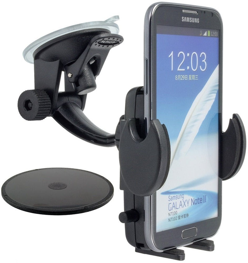  [AUSTRALIA] - Arkon Car Phone Holder Mount for iPhone 12 Pro Max XS XR Galaxy Note 21 20 10 Retail Black