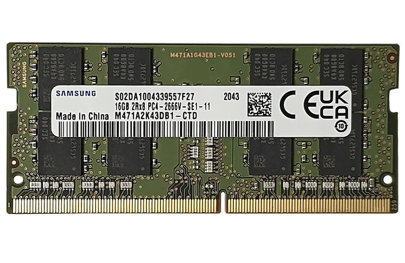  [AUSTRALIA] - Samsung M471A2K43DB1-CTD 16GB DDR4 2666MHz SODIMM RAM PC4-21300 260Pin Memory Module for Laptops, Desktop Minis & All in Ones