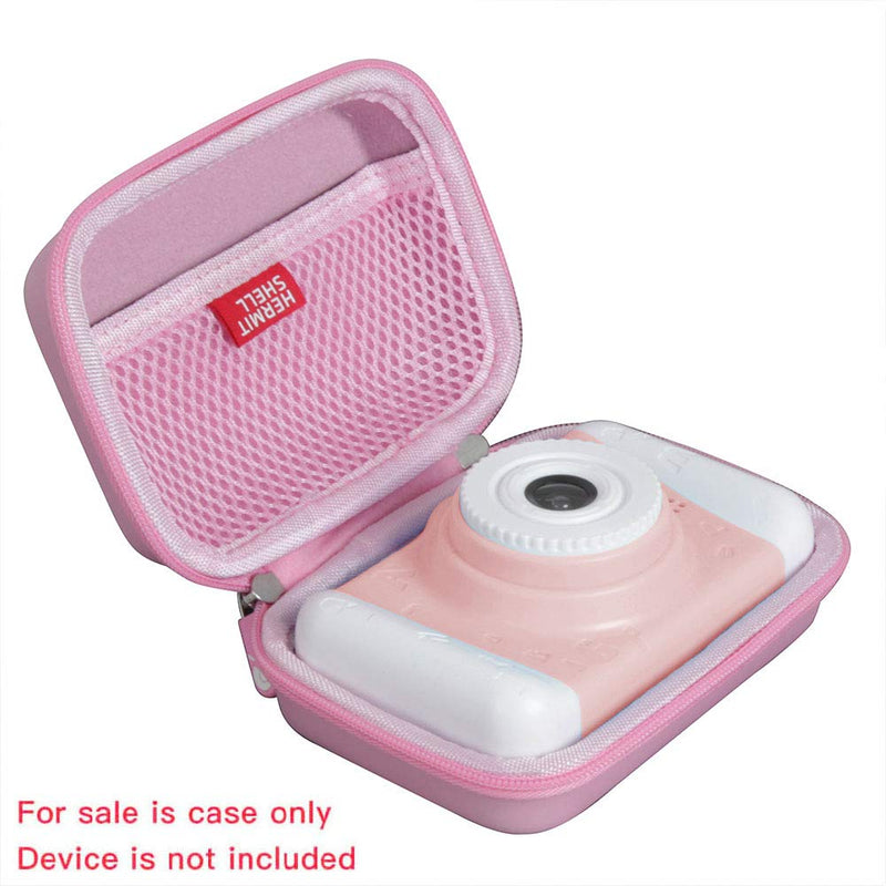  [AUSTRALIA] - Hermitshell Hard Travel Case for WOWGO/Coolwill 12MP Kids Digital Camera (Pink) Pink