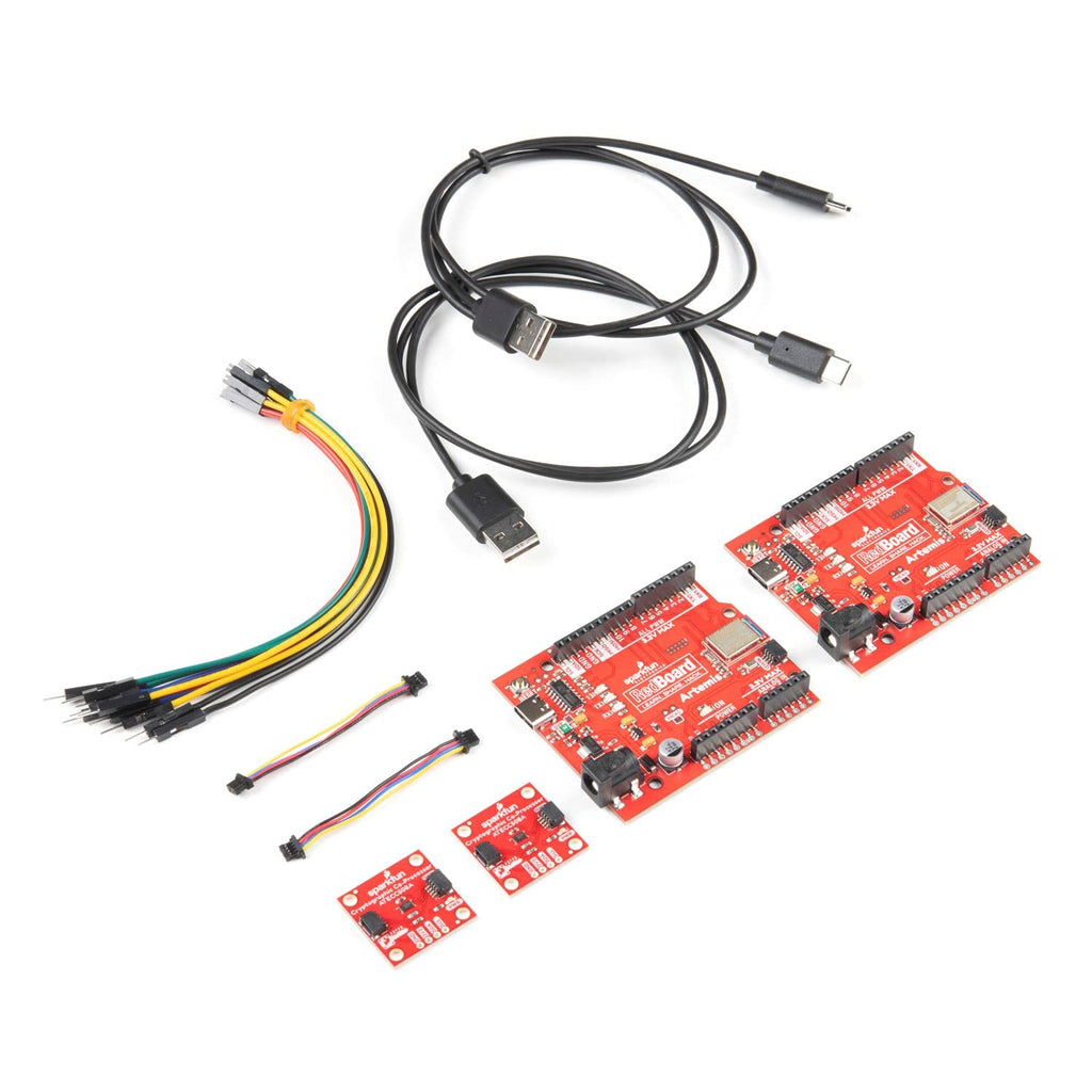  [AUSTRALIA] - SparkFun Cryptographic Development Kit-Add a soaring level of security to your projects - Includes 2x SparkFun Cryptographic Co-Processor Breakout-ATECC508A (Qwiic) 2x SparkFun RedBoard Artemis & more