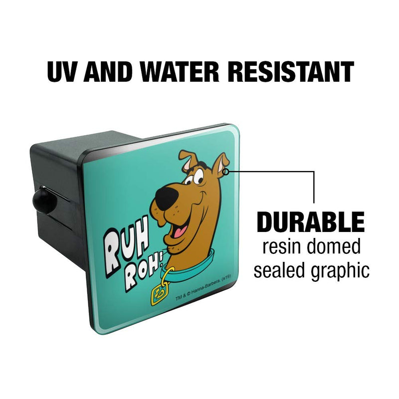  [AUSTRALIA] - Graphics and More Scooby-Doo Ruh Roh Tow Trailer Hitch Cover Plug Insert 2 Inch Receivers