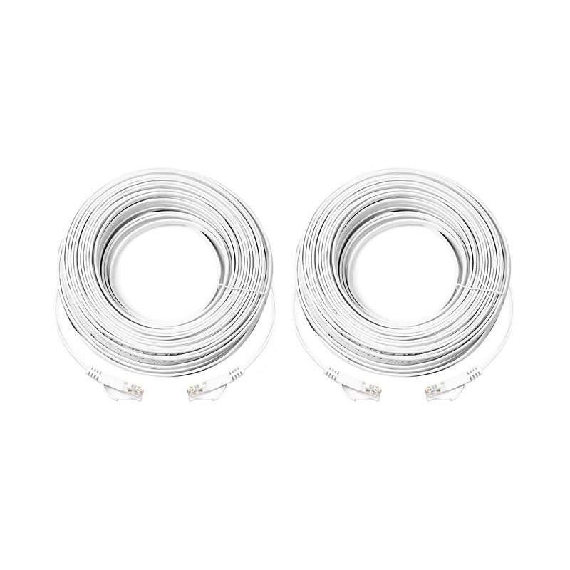  [AUSTRALIA] - Amcrest Cat6e Cable 60ft Ethernet Cable Internet High Speed Network Cable for PoE Security Cameras, Smart TV, PS4, Xbox One, Router, Laptop, Computer, Home (2PACK-CAT6ECABLE60)