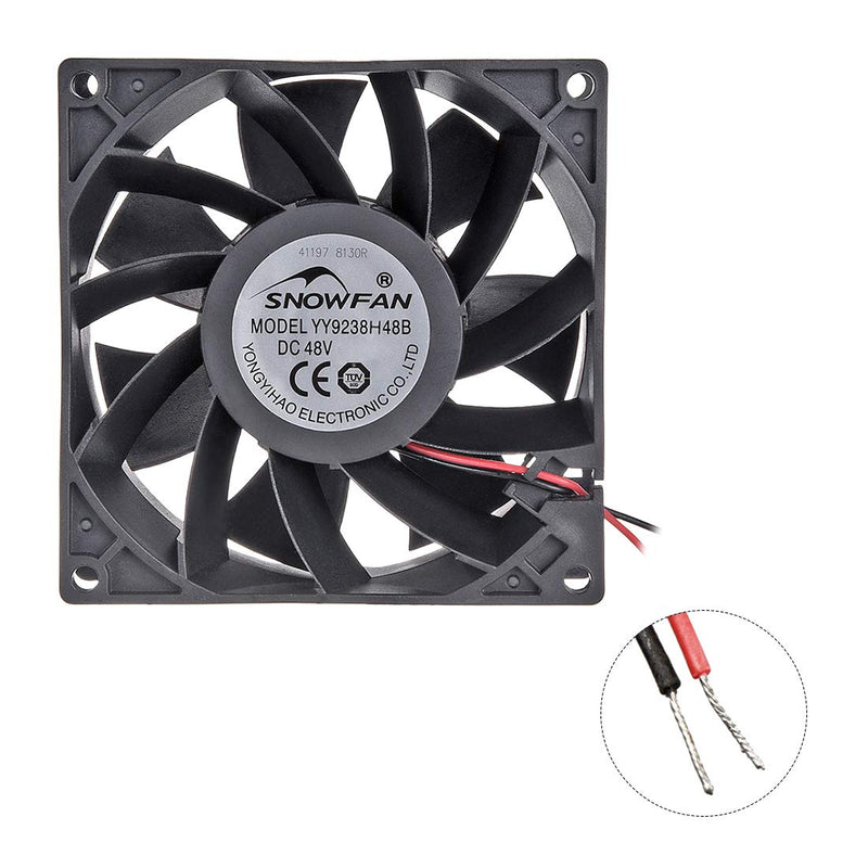  [AUSTRALIA] - uxcell SNOWFAN Authorized 92mm x 92mm x 38mm 48V Brushless DC Cooling Fan