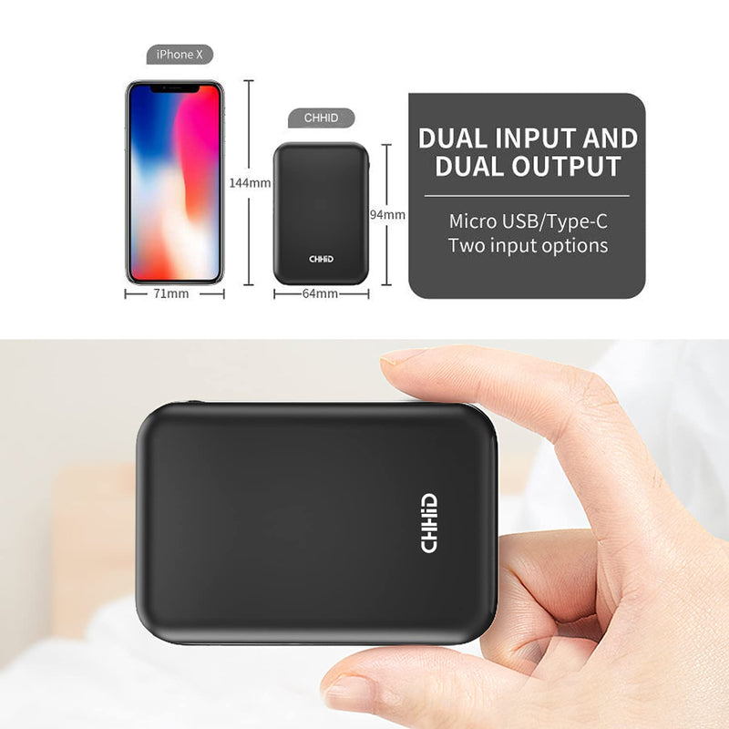  [AUSTRALIA] - Pocket Size Power Bank 10000mah for Heated Vest,5V 2A Heated Jacket Battery Pack,LED Display Portable Charger with Dual USB,External Battery Phone Chager for iPhone,Android etc.