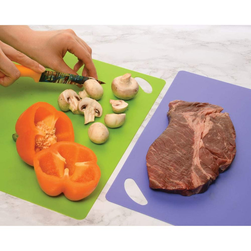  [AUSTRALIA] - Slice Bright Flexible Cutting Mats are the Smarter, Faster and Easier Way to Prepare Your Food. Set of six Colorful Mats. From The Chef’s Vision Kitchen to Yours.