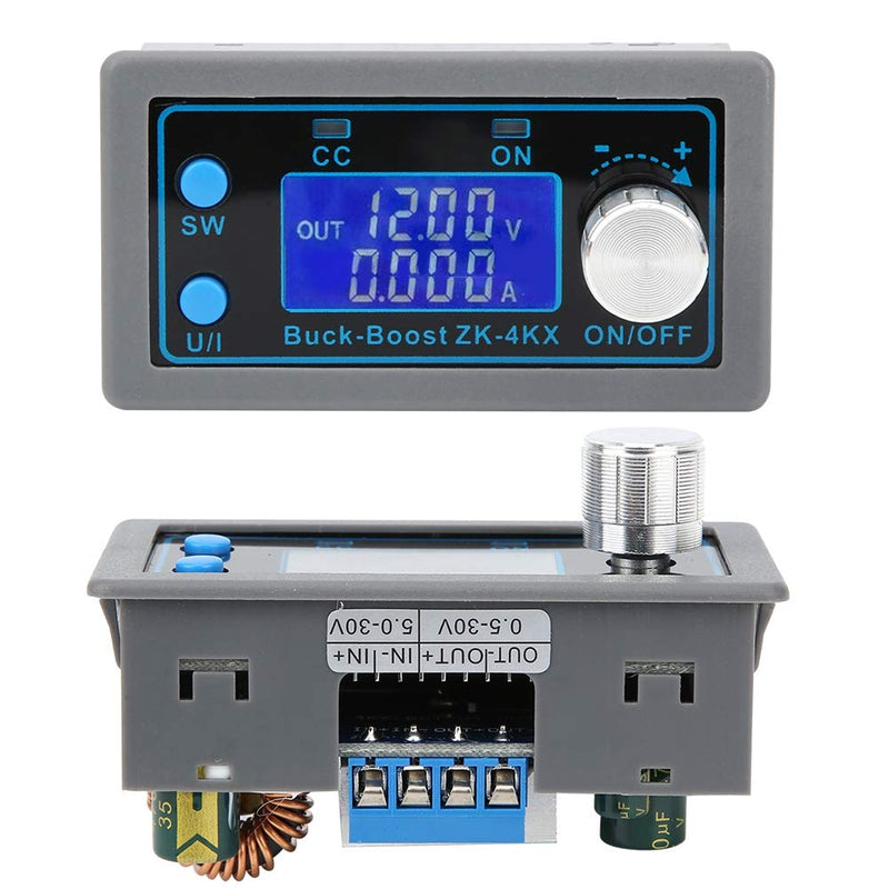  [AUSTRALIA] - 0.5‑30V 4A Digutal DC Buck Boost Converter Module, Adjustable CC CV Voltage Regulator Display LCD