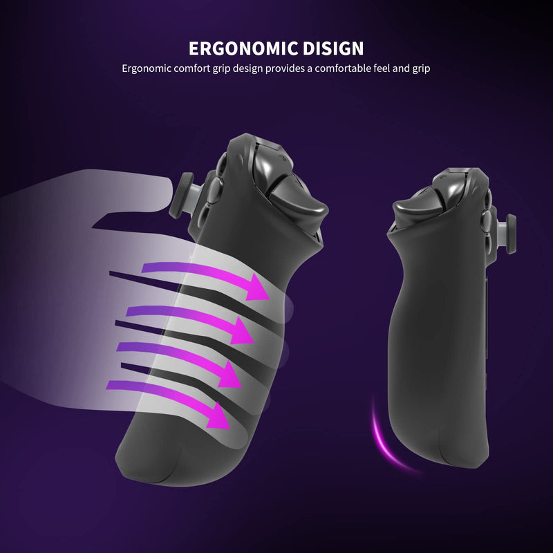  [AUSTRALIA] - EJGAME Upgraded Ultra Slim TPU Protective Case with Front Cover for Steam Deck , Shock-Absorption, Non-Slip and Anti-Scratch Design Cover Protector