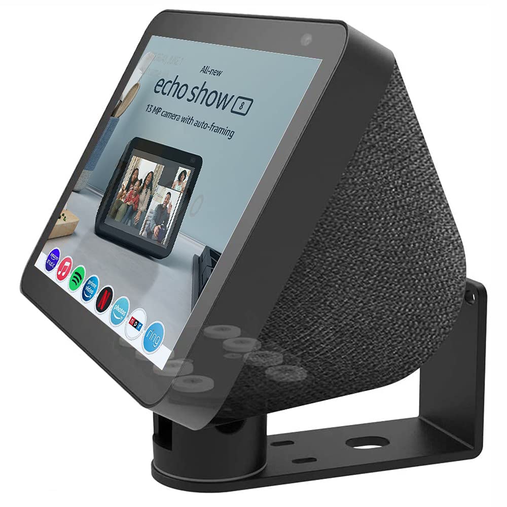  [AUSTRALIA] - NC All-New Echo Show 8 Wall Mount Stand Black