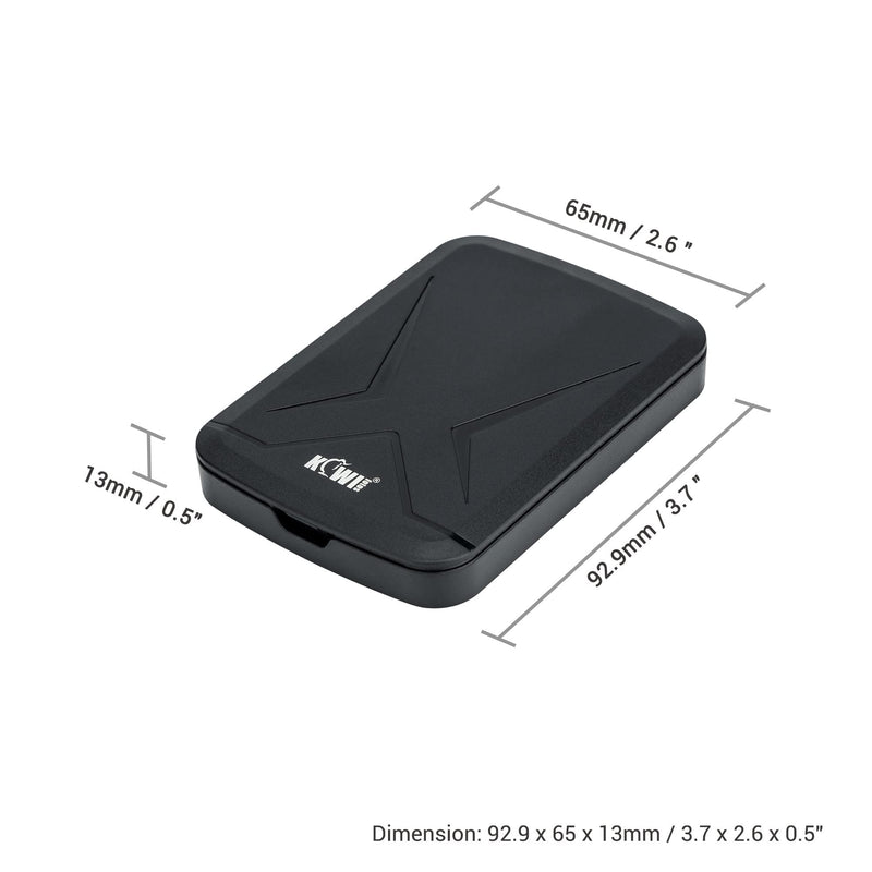  [AUSTRALIA] - Multi-Functional Compact Cable Card with 22" USB-C Cable & USB-A/Micro-USB/Light/OTG USB Adapter Kit Cable Convertor Storage Box for Traveling Phone Pad Charging PC Computer Data Transfer