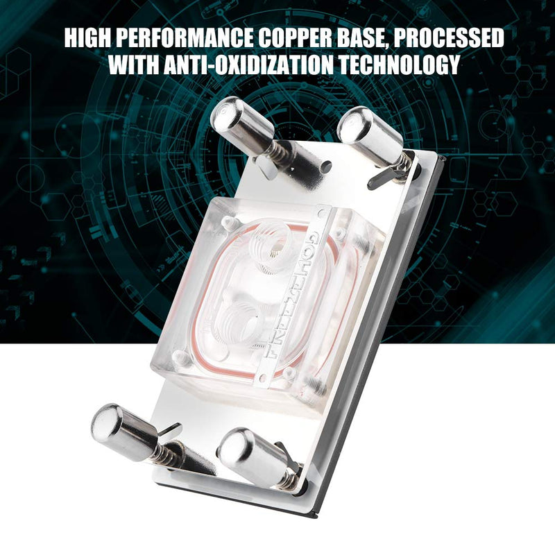  [AUSTRALIA] - Yoidesu CPU Water Cooling Block,Professional Universal CPU Water Cooling Block for for AM2 / AM2+ / AM3 / AM3+ / AM4 / FM2+ CPU,Copper Base Cool Inner Channel