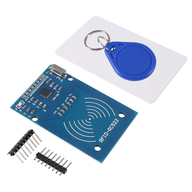  [AUSTRALIA] - Alinan 6pcs RFID Kit Radio Frequency IC Card Induction Sensor Module MFRC-522 with S50 Blank Card and Key Ring for Arduino Raspberry Pi