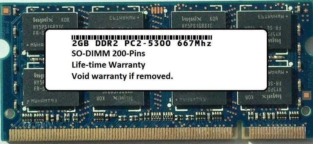  [AUSTRALIA] - XtremeRam 2GB DDR2 PC5300 667MHz 200 Pins SODIMM Laptop Memory RAM 2x8R