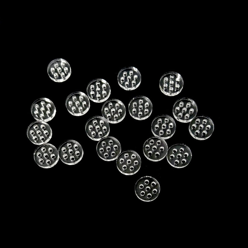  [AUSTRALIA] - Honbay 20PCS High Borosilicate Glass Screens Filters with Holes Honeycomb Holes Filter Screen (8mm)