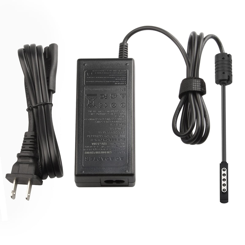  [AUSTRALIA] - Microsoft Surface Pro 1 Pro 2 Power Adapter Charger for Microsoft Surface Pro 1 Pro 2 and 10.1 Windows 8 Tablet PC with USB Charging Port 48W 12V 3.58A