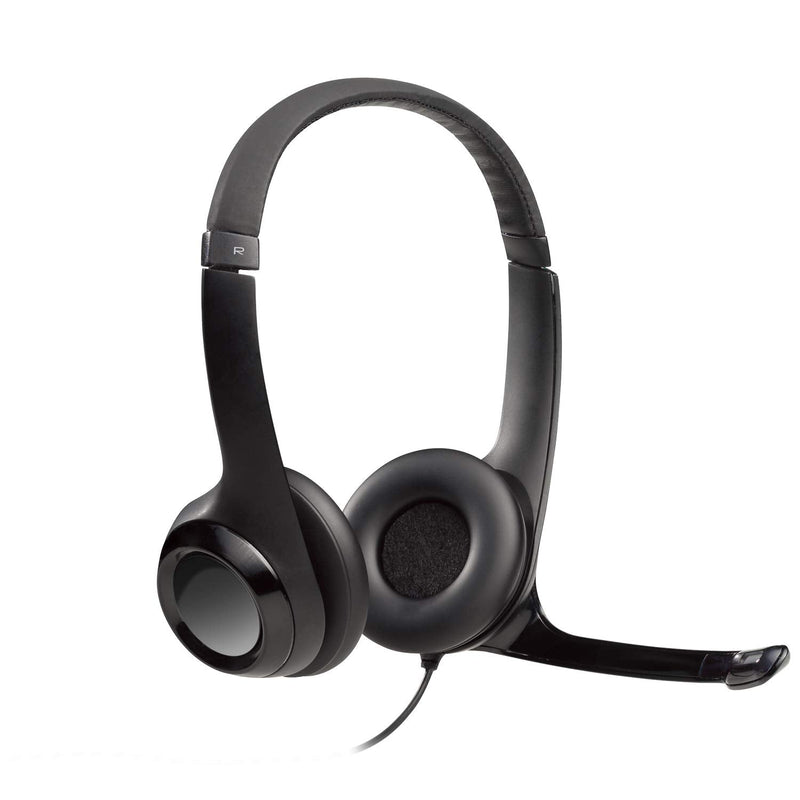  [AUSTRALIA] - Logitech ClearChat Comfort/USB Headset H390 (Black) Black 1 Count (Pack of 1)