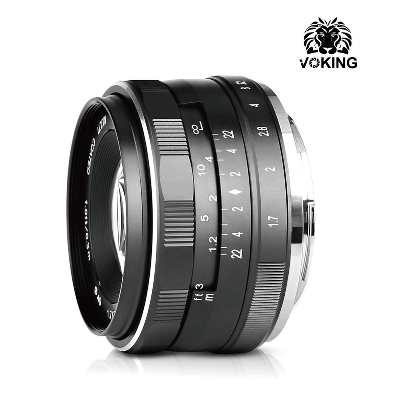  [AUSTRALIA] - Voking 35mm F1.7 Large Aperture Manual Fixed Lens APS-C Compatible with Sony E Mount Mirrorless Cameras NEX 3 3N 5 NEX 5T NEX 5R NEX 6 7 A6400 A5000 A5100 A6600 A6000 A6100 A6300 A6500 A3000