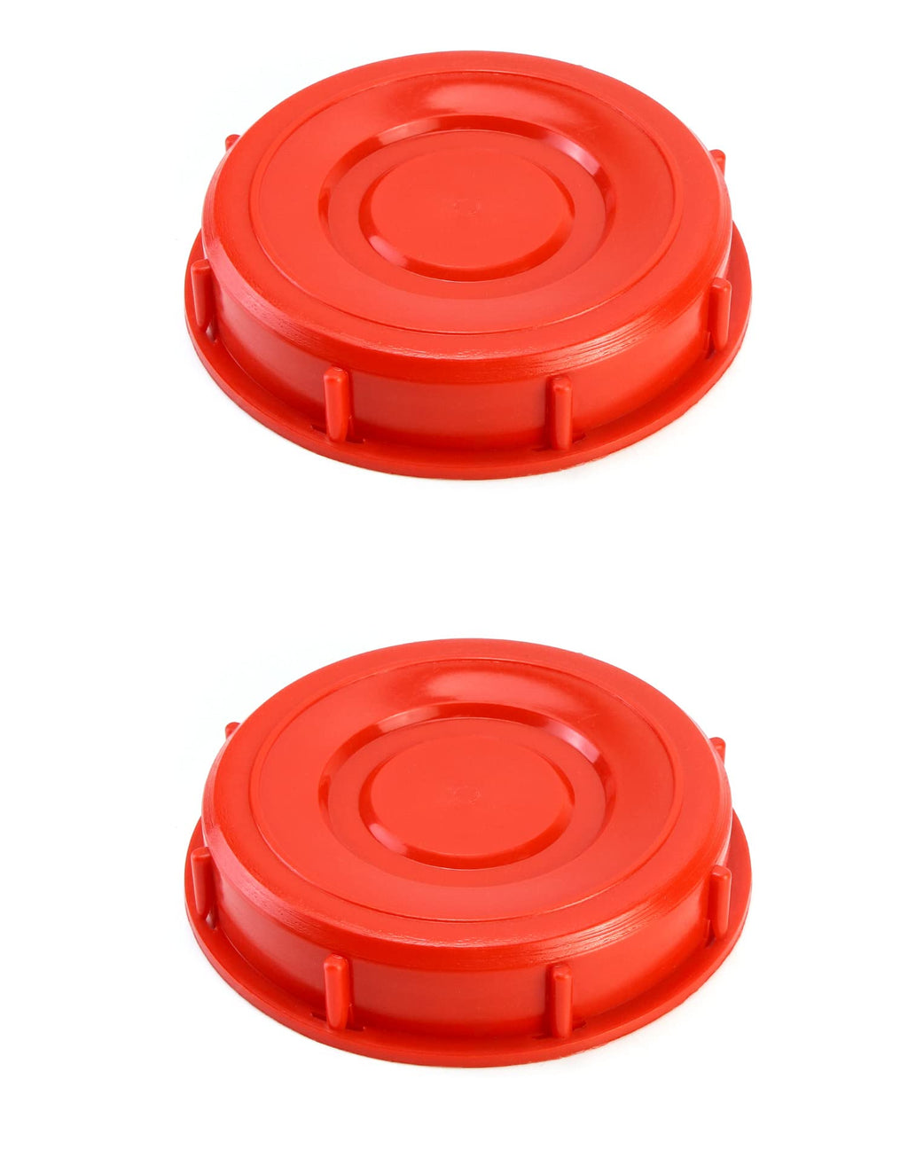  [AUSTRALIA] - QWORK IBC Tote Lid Cover, 6.5" IBC Tank Water Liquid Tank Cap for Chemical, Food, Industries Storage, Red, 2 Pack Red #B