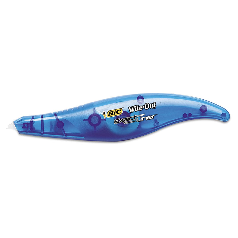 [AUSTRALIA] - BIC WOELP21 Wite-Out Exact Liner Correction Tape, 1/5-Inch x 236-Inch, Blue/Orange, 2/Pack