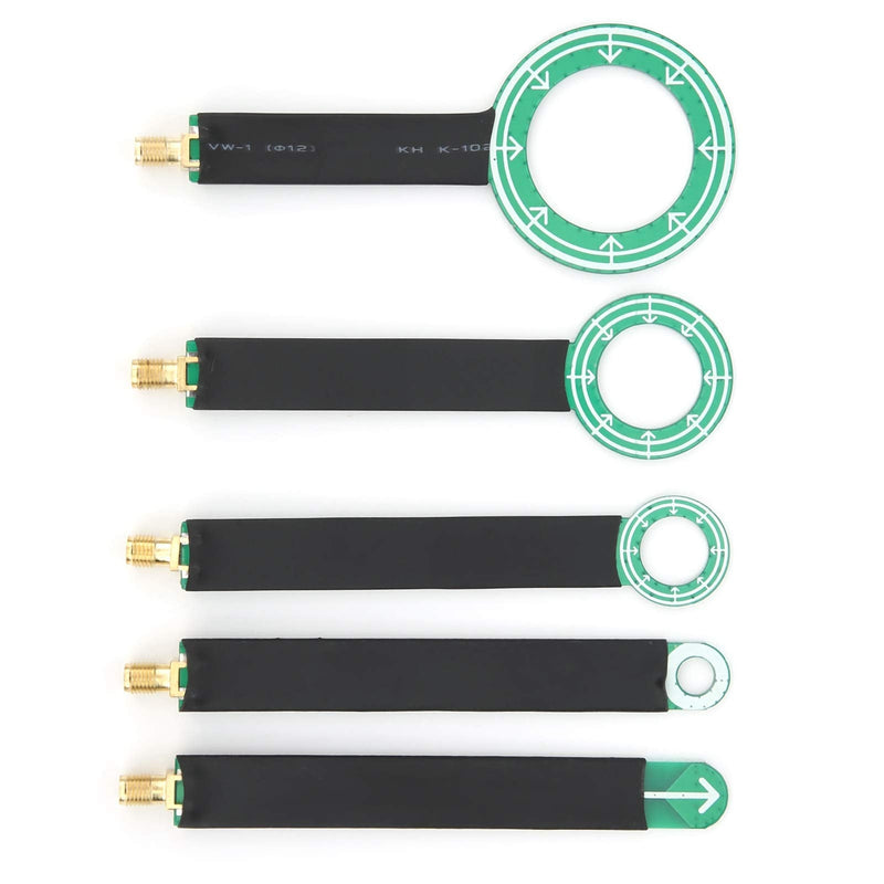  [AUSTRALIA] - Magnetic field antenna, 5 pieces PCB near field antenna, magnetic field probe EMC EMI tool accessories for electronic components, radio antennas