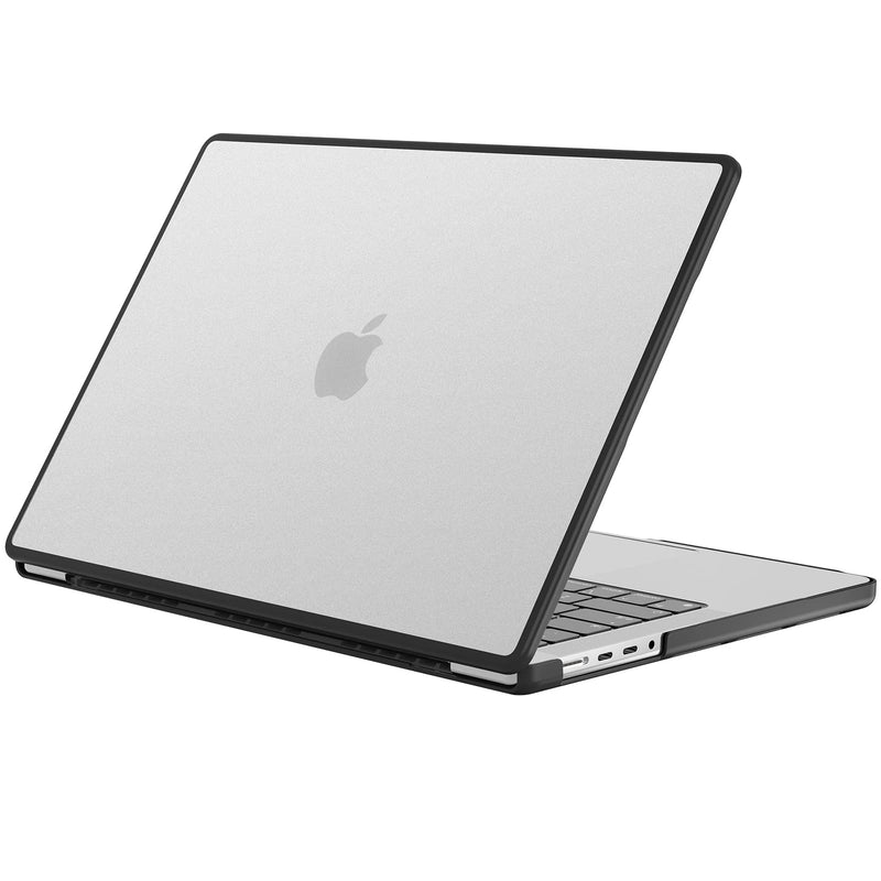 [AUSTRALIA] - ProCase for MacBook Pro 16 Inch Case 2021 Release A2485, Matte Frosted Translucent Hard Shell Cases Shockproof Protective Cover for 16 Inch MacBook Pro 2021 with M1 Pro/Max Chip & Touch ID -Clear Clear