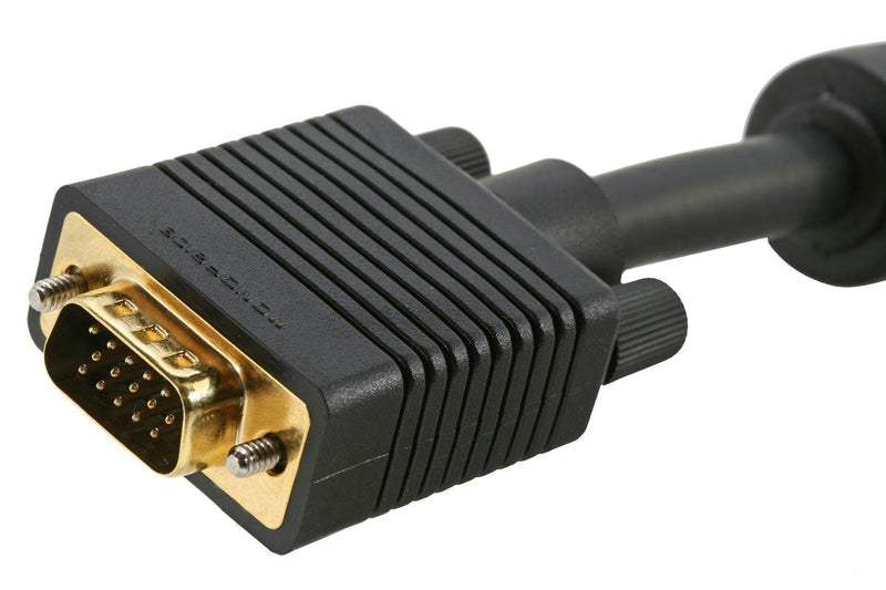  [AUSTRALIA] - Monoprice 1.5ft SVGA Super VGA M/M Monitor Cable w/ ferrites (Gold Plated) 1.5 Feet